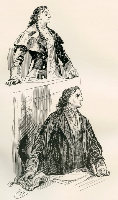 查尔斯·狄更斯的小说《两个城市的故事》插图 作者 哈里·弗尼斯（Harry Furniss）