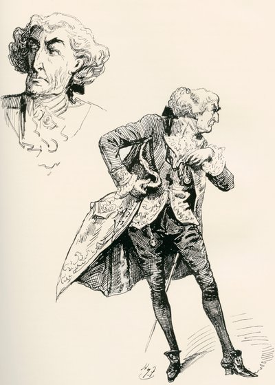 查尔斯·狄更斯的小说《两个城市的故事》插图 作者 哈里·弗尼斯（Harry Furniss）
