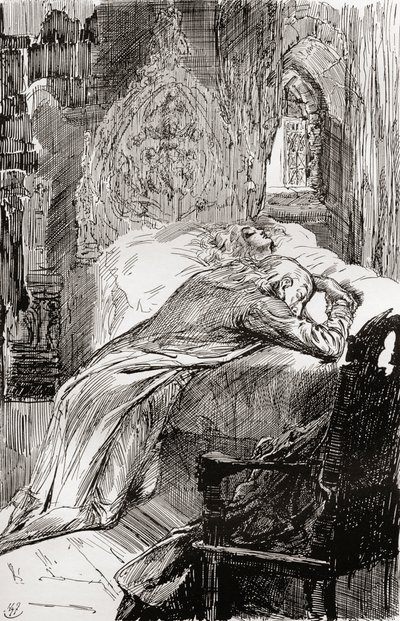 狄更斯《老古玩店》插图 作者 哈里·弗尼斯（Harry Furniss）