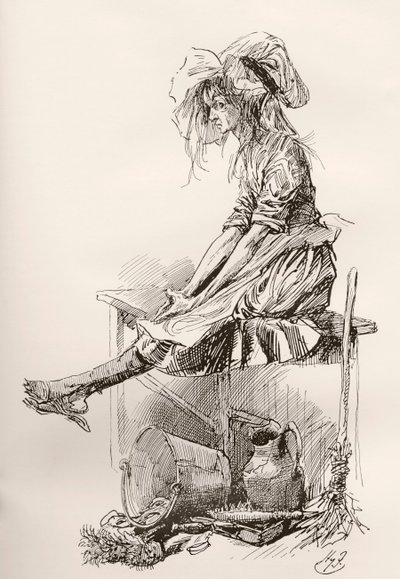 查尔斯·狄更斯的《老古玩店》插图 作者 哈里·弗尼斯（Harry Furniss）
