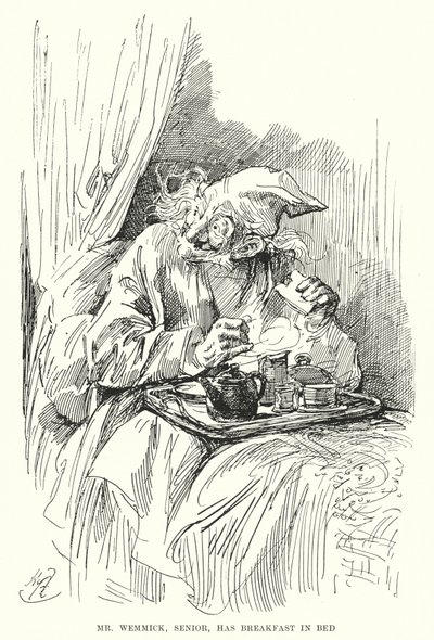 查尔斯·狄更斯（Charles Dickens）的《远大前程》插图（石版画） 作者 哈里·弗尼斯（Harry Furniss）