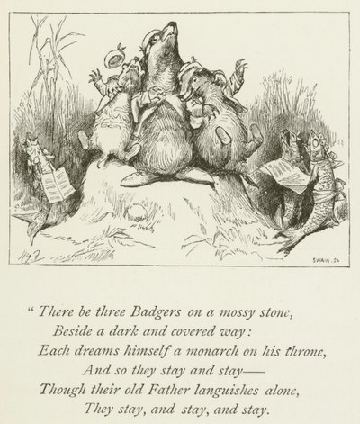 刘易斯·卡罗尔 (Lewis Carroll) 为 Sylvie 和 Bruno 绘制的插图（版画） 作者 哈里·弗尼斯（Harry Furniss）