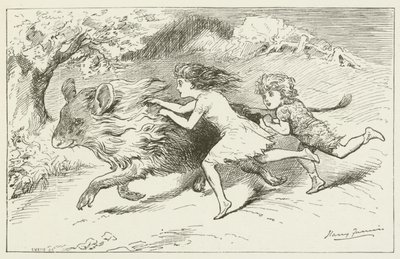 刘易斯卡罗尔的西尔维和布鲁诺的插图 作者 哈里·弗尼斯（Harry Furniss）