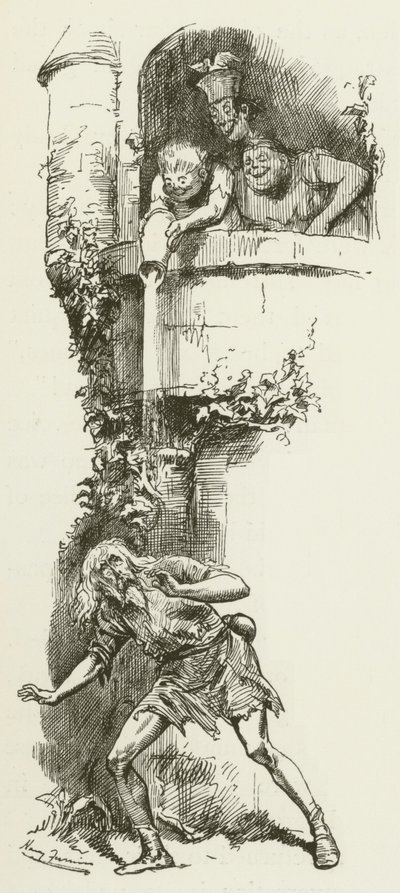 刘易斯卡罗尔的西尔维和布鲁诺的插图 作者 哈里·弗尼斯（Harry Furniss）