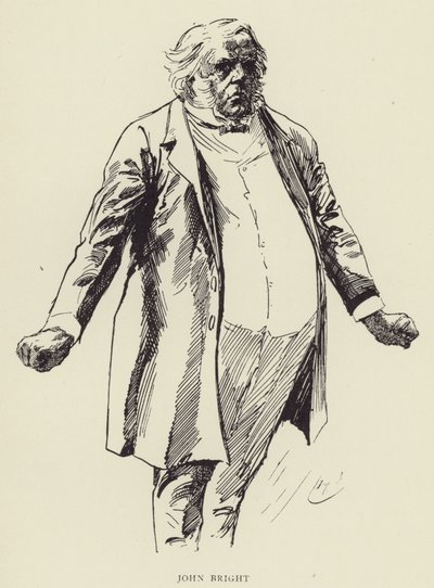 约翰布赖特 作者 哈里·弗尼斯（Harry Furniss）