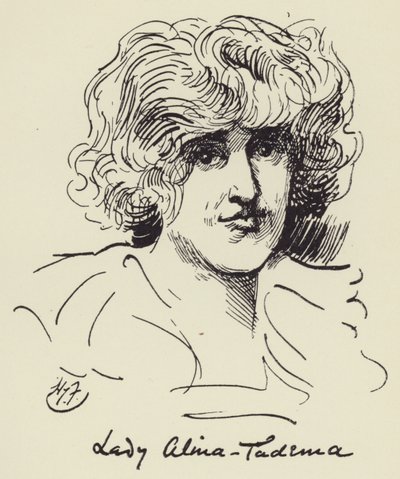 阿尔玛塔德玛夫人 作者 哈里·弗尼斯（Harry Furniss）