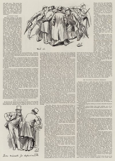 生活在议会，陌生人在众议院 作者 哈里·弗尼斯（Harry Furniss）