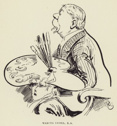 马库斯斯通，RA 作者 哈里·弗尼斯（Harry Furniss）