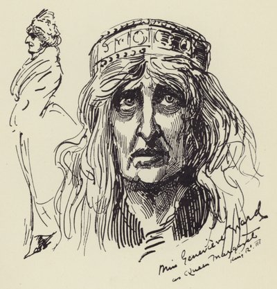 吉纳维芙小姐是玛格丽特女王 作者 哈里·弗尼斯（Harry Furniss）
