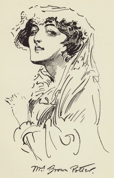 布朗波特太太 作者 哈里·弗尼斯（Harry Furniss）