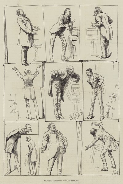 政治情人，他们是谁 作者 Harry Furniss