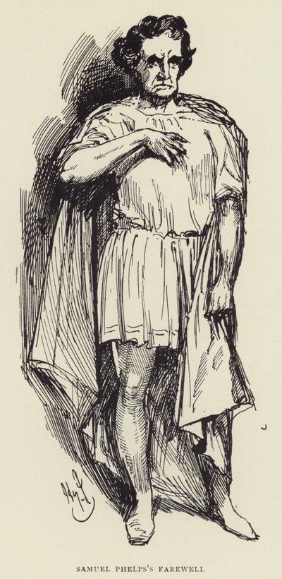 塞缪尔·菲尔普斯告别 作者 哈里·弗尼斯（Harry Furniss）