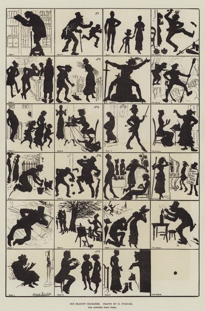 六影影Charades 作者 哈里·弗尼斯（Harry Furniss）