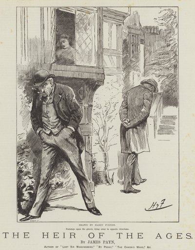 詹姆斯佩恩的“历代的继承人” 作者 哈里·弗尼斯（Harry Furniss）