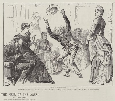詹姆斯佩恩的“历代的继承人” 作者 哈里·弗尼斯（Harry Furniss）