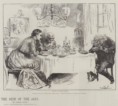 詹姆斯佩恩的“历代的继承人” 作者 哈里·弗尼斯（Harry Furniss）