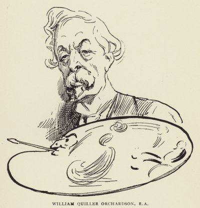 威廉奎勒Orchardson，RA 作者 哈里·弗尼斯（Harry Furniss）