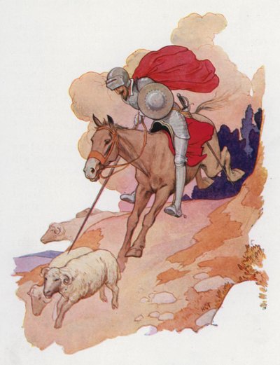 堂吉诃德》插图（彩色石版画） 作者 哈里·乔治·西克