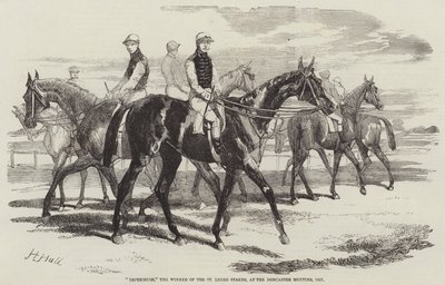 在1857年唐卡斯特会议上，St Leger Stakes的获胜者Imperieuse 作者 哈里·霍尔