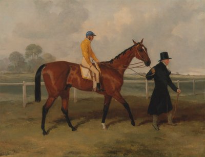 塔顿·赛克斯爵士 (Sir Tatton Sykes) 与威廉·斯科特·阿普 (William Scott Up) 一起策马“塔顿·赛克斯爵士” (Sir Tatton Sykes) 作者 哈里·霍尔