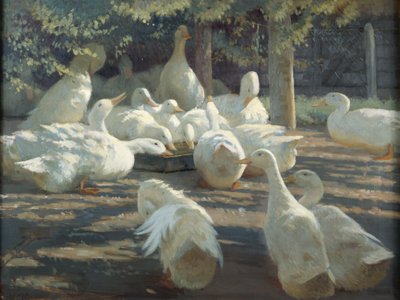 阳光与阴影（布面油画） 作者 哈里·珀西·克利福德