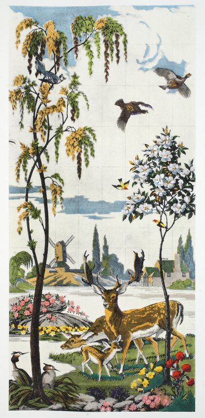 Magnum Opus：Fallow Deer，酒吧。 1933年 作者 哈里·韦恩