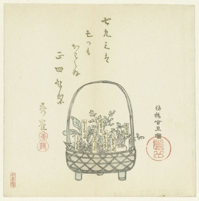 一篮嫩芽 作者 修阁