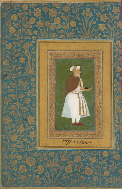 Abd al-Rahim，Khan Khanan，约 1627 年（纸面不透明水彩、墨水和金色）。 作者 哈希姆哈希姆