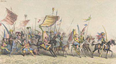 盛大的幻想游行，纽约，1833年12月2日。 作者 哈桑·史特拉克斯