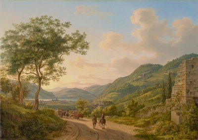 科莫湖畔的一个地区 作者 海因里希·亚当