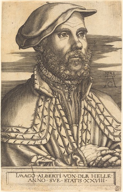 Albert van der Helle 作者 海因里希·阿尔德勒弗（Heinrich Aldegrever）