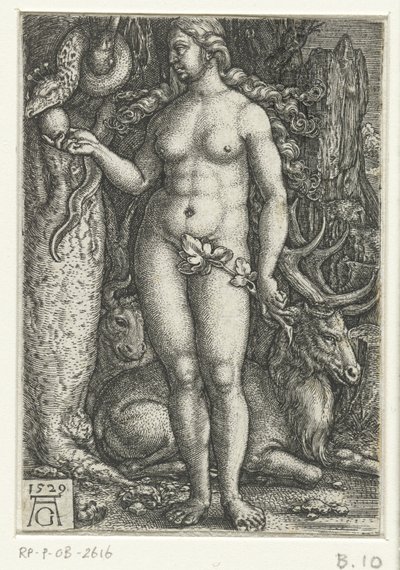 伊娃 作者 海因里希·阿尔德勒弗（Heinrich Aldegrever）
