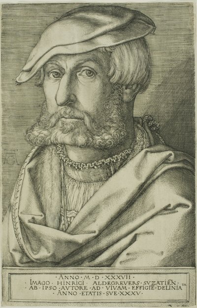 Heinrich Aldegrever，35 岁 作者 海因里希·阿尔德勒弗（Heinrich Aldegrever）