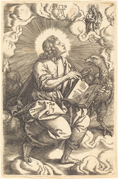 约翰，1539年。 作者 海因里希·阿尔德勒弗（Heinrich Aldegrever）