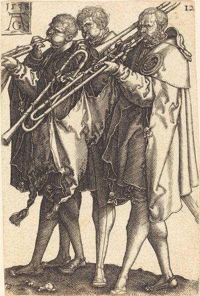 大型婚礼舞者 作者 海因里希·阿尔德勒弗（Heinrich Aldegrever）