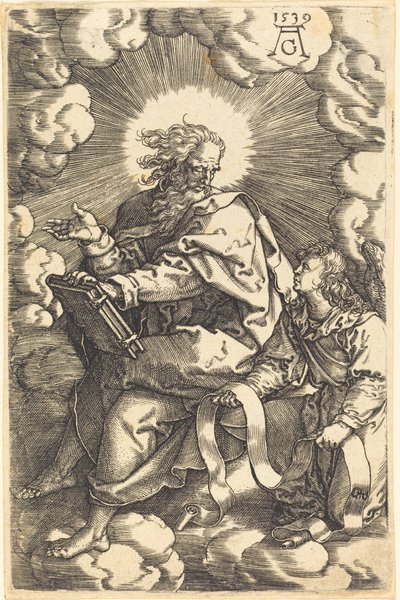 马太，1539年。 作者 海因里希·阿尔德勒弗（Heinrich Aldegrever）
