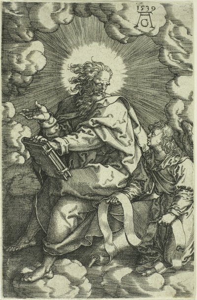 马太福音，来自四位福音传教士，1539年 作者 海因里希·阿尔德勒弗（Heinrich Aldegrever）