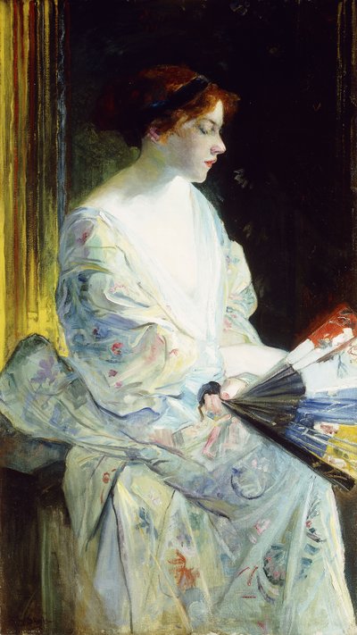一位外来女士，1911年 作者 海因里希·奥古斯都·施瓦贝（Heinrich Augustus Schwabe）