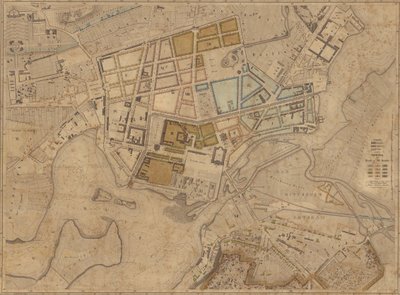 Berghaus Plan 无框 作者 海因里希·伯格豪斯（Heinrich Berghaus）