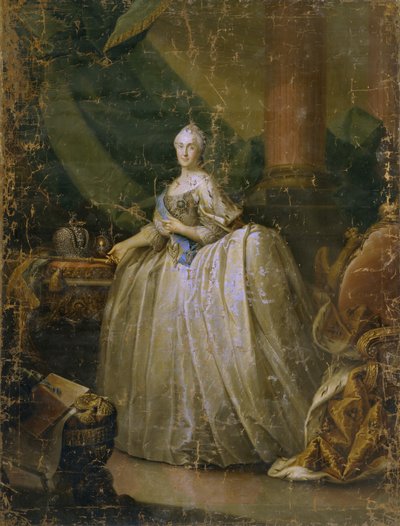 凯瑟琳二世女皇的肖像1729-1796，1765 作者 海因里希·布赫霍尔兹（Heinrich Buchholz）