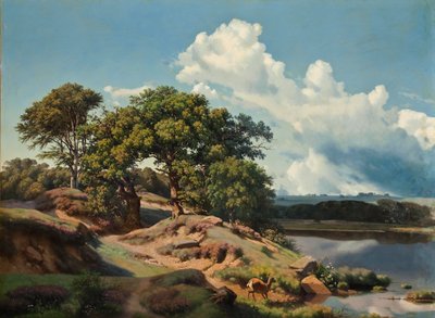 丹麦语：丹麦风景。丹麦风景。 作者 海因里希·邦岑（Heinrich Buntzen）