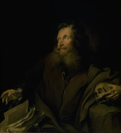 蜡像师西蒙扮演圣杰罗姆 作者 Heinrich Dittmers