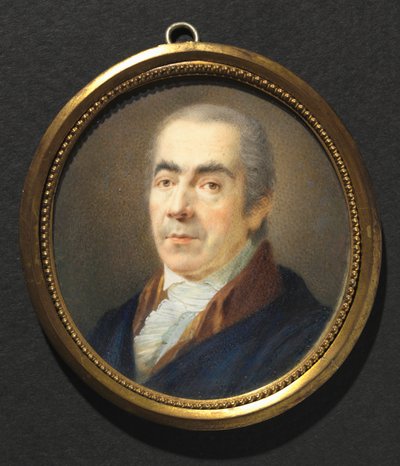 一个男人的肖像，c。 1795年。 作者 海因里希·弗里德里希·菲格