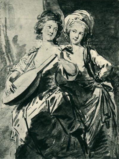 炸薯条伯爵夫人（Fries Countesses），1943年18世纪末至19世纪初。 作者 海因里希·弗里德里希·菲格