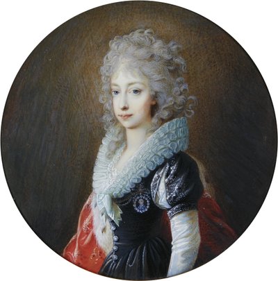 奥地利大公夫人玛丽-克莱门汀（后为那不勒斯王储妃）肖像（1777-1801 年 作者 海因里希·福格