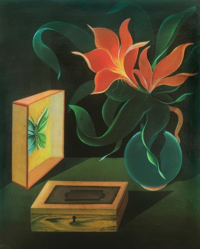 静物与植物和蝴蝶 作者 海因里希·霍勒