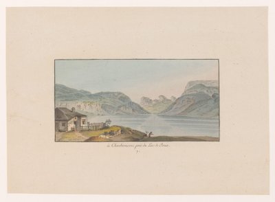 Gezicht op Les Charbonnières bij het Lac de Joux
à Charbonieres, prés du Lac de Joux（物上标题）
Gezichten op Zwitserland（系列标题）
Collection de quelques vues dessinées en Suisse d
