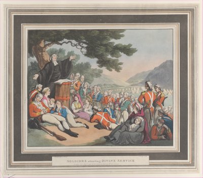1798年8月1日，参加神圣仪式的士兵们。 作者 海因里希保护