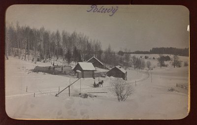第一次世界大战：1914-1916 年德国军队入侵期间的“乌克兰”。 雪景（黑白照片） 作者 英雄公墓Dsessentniki（At ..至）
