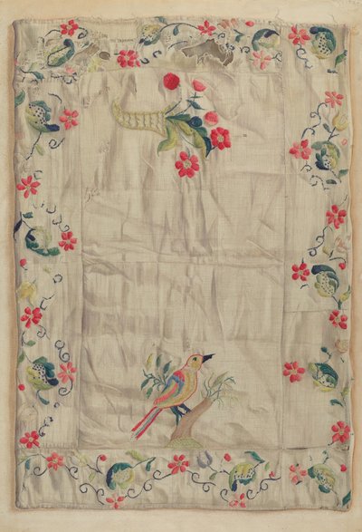 克鲁塞尔刺绣，约1937年。 作者 海伦·E·吉尔曼